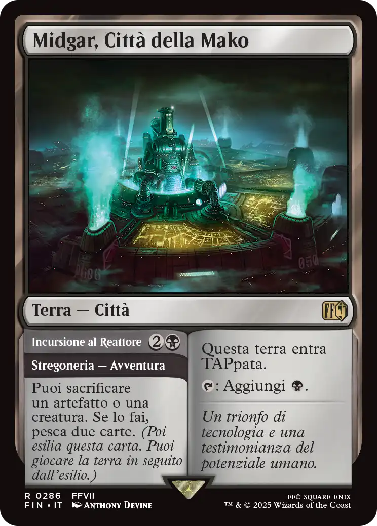 Final Fantasy 286 Midgar, Città della Mako