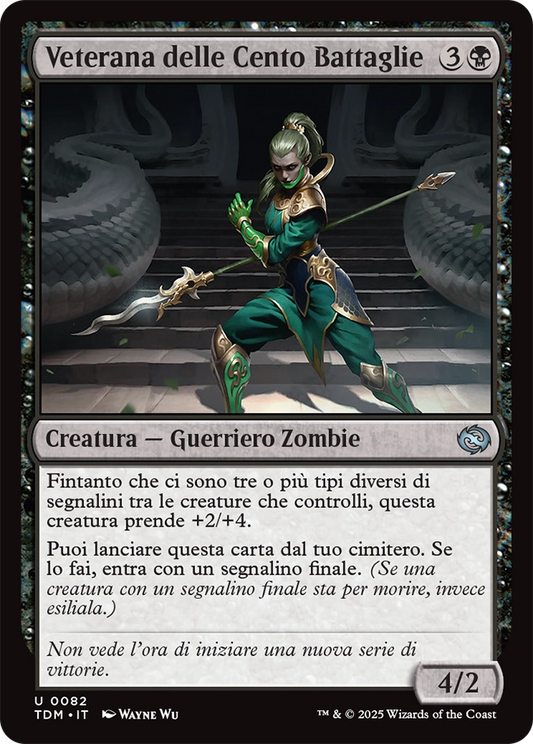 Tarkir la Dracotempesta 82 Veterana delle Cento Battaglie