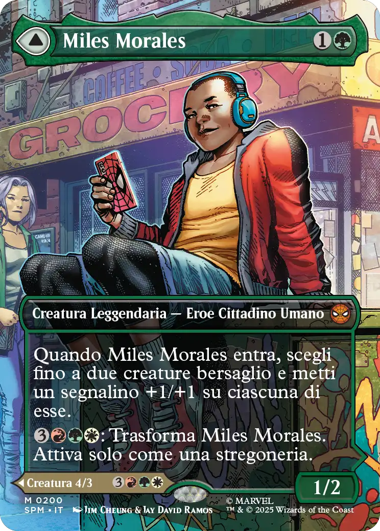 Magic Marvel Spider-man 200 Miles Morales//Ultimate Spider-man extra