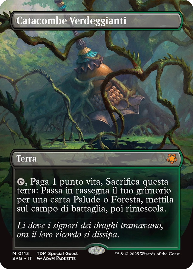 Tarkir la Dracotempesta 491 Catacombe Verdeggianti special guest