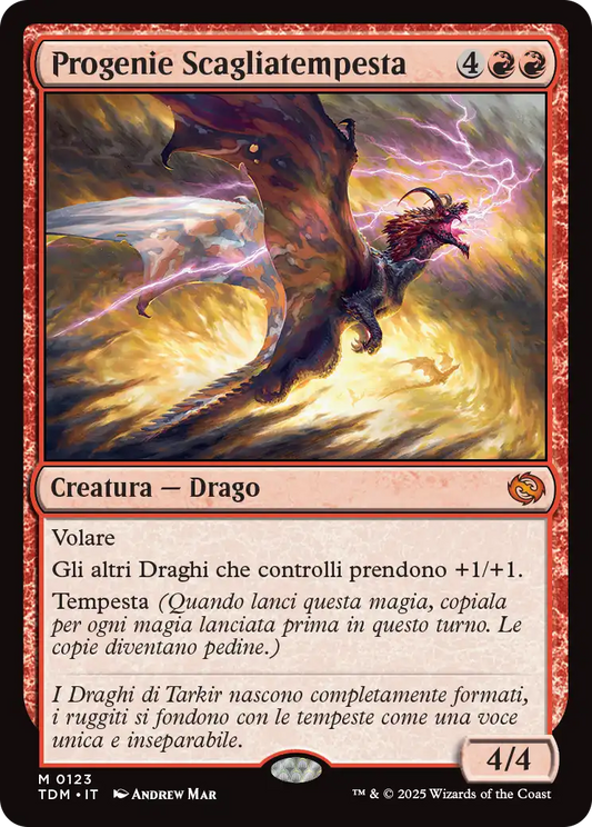 Tarkir la Dracotempesta 123 Progenie Scagliatempesta