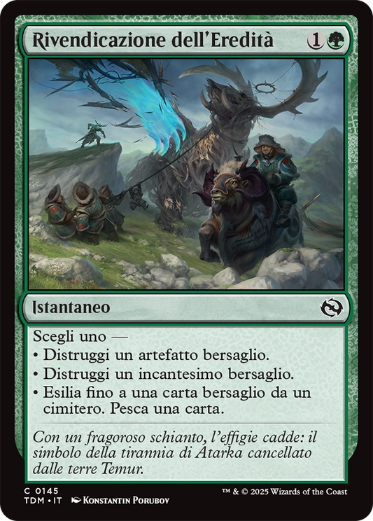 Tarkir la Dracotempesta 145 Rivendicazione dell'Eredità