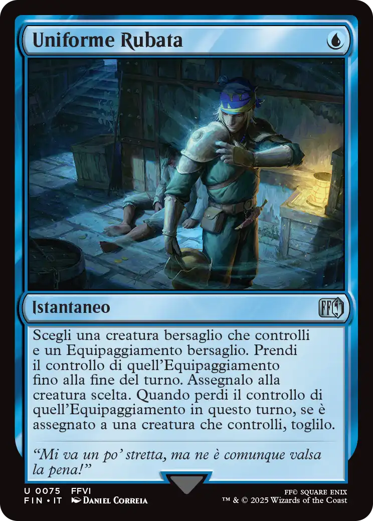 Final Fantasy 75 Uniforme Rubata