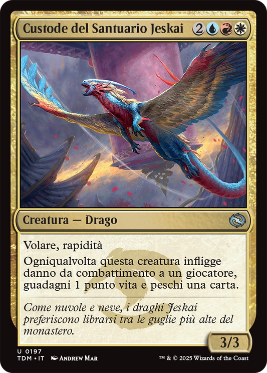 Tarkir la Dracotempesta 197 Custode del Santuario Jeskai