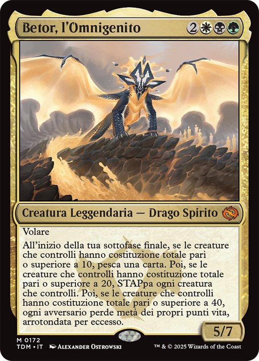Tarkir la Dracotempesta 172 Betor, l'Omnigenito