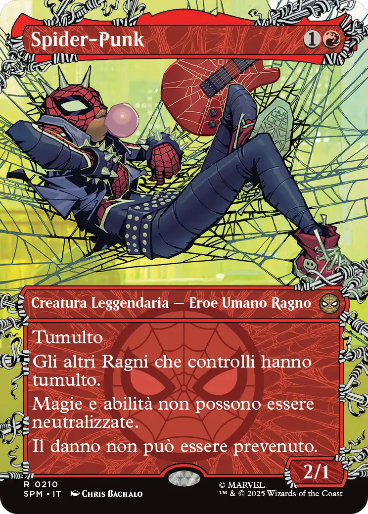 Magic Marvel Spider-man 210 Spider-Punk v. 2 extra