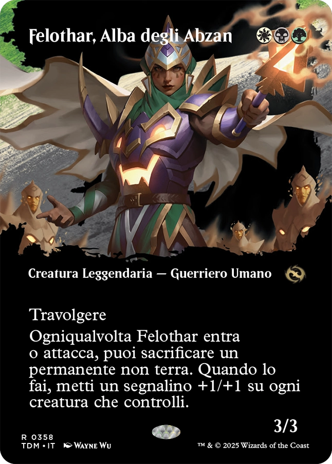 Tarkir la Dracotempesta 358 Felothar, Alba degli Abzan extra