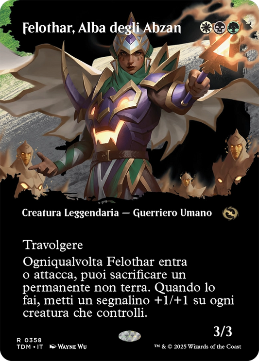 Tarkir la Dracotempesta 358 Felothar, Alba degli Abzan extra