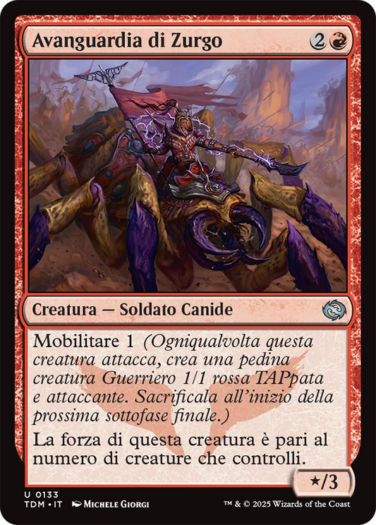 Tarkir la Dracotempesta 133 Avanguardia di Zurgo