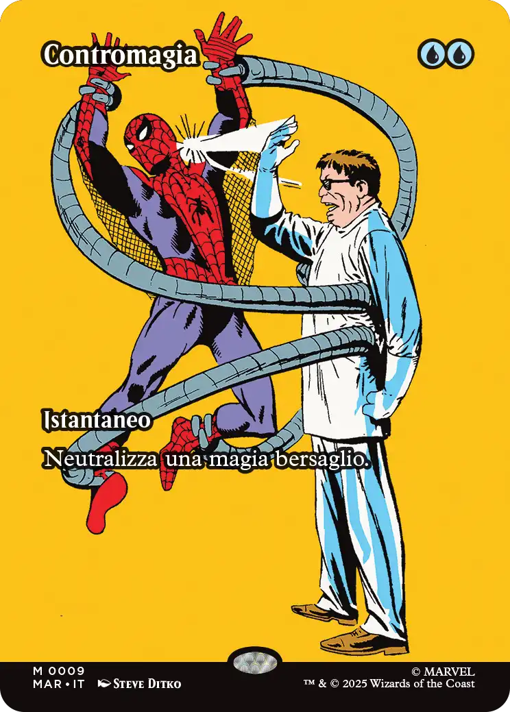 Magic Marvel Spider-man 240 Contromagia Source Material Cads