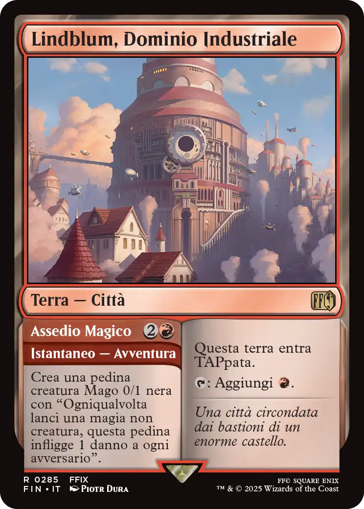 Final Fantasy 285 Lindblum, Dominio Industriale