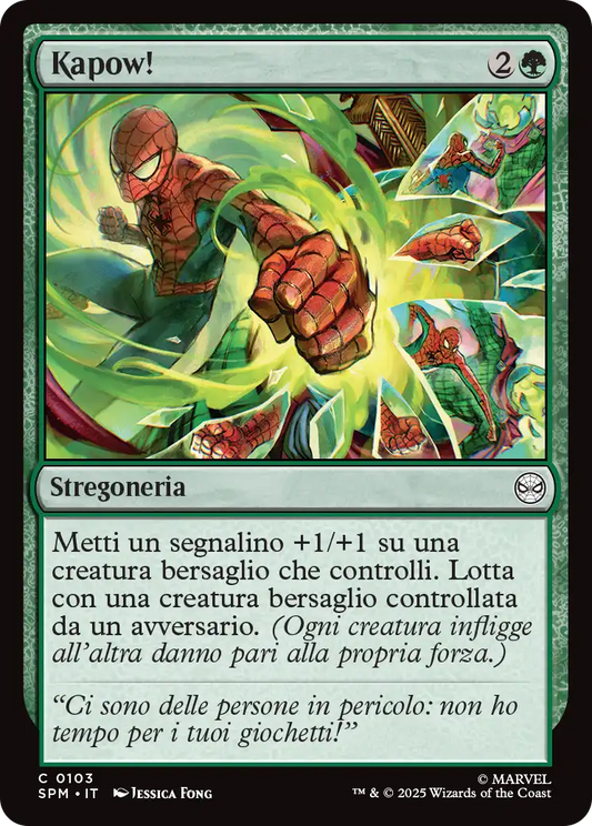 Magic Marvel Spider-man 313 Kapow! Foil