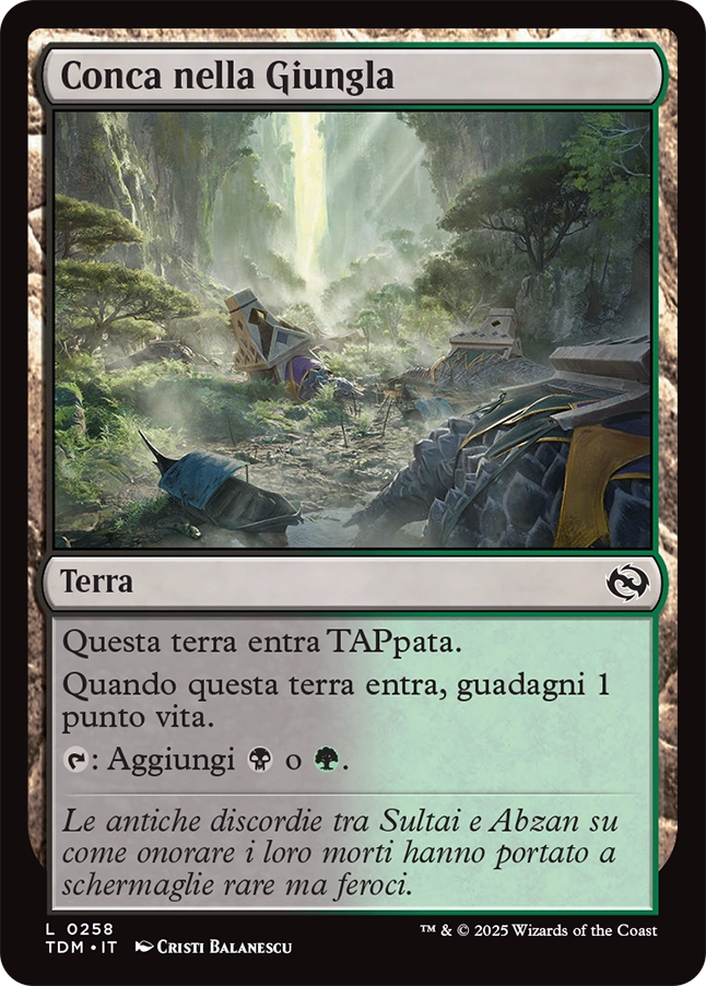Tarkir la Dracotempesta 482 Conca nella Giungla foil