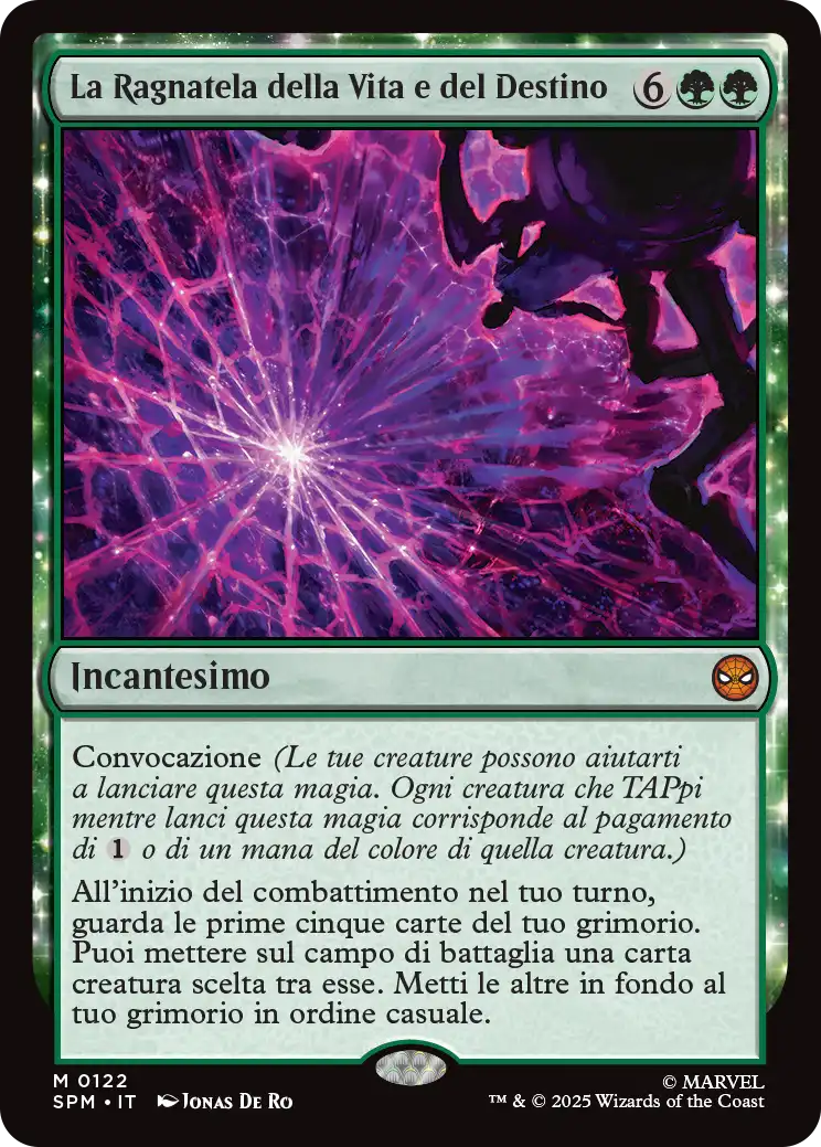 Magic Marvel Spider-man 122 La Ragnatela della Vita e del Destino