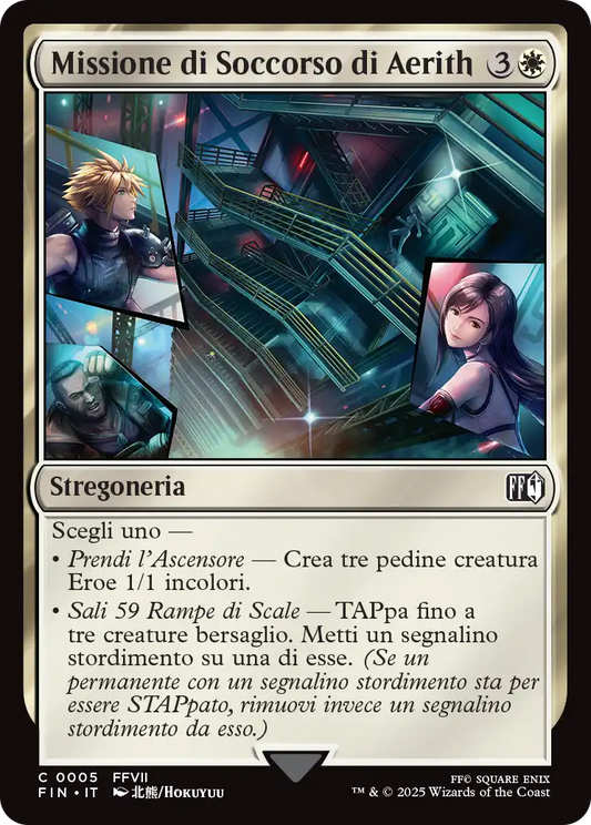 Final Fantasy foil 528 Missione di Soccorso di Aerith foil
