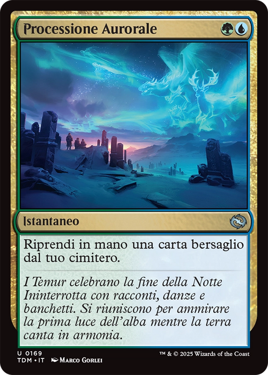 Tarkir la Dracotempesta 169 Processione Aurorale