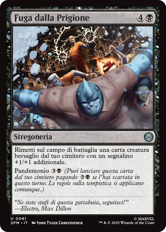 Magic Marvel Spider-man 298 Fuga dalla Prigione foil