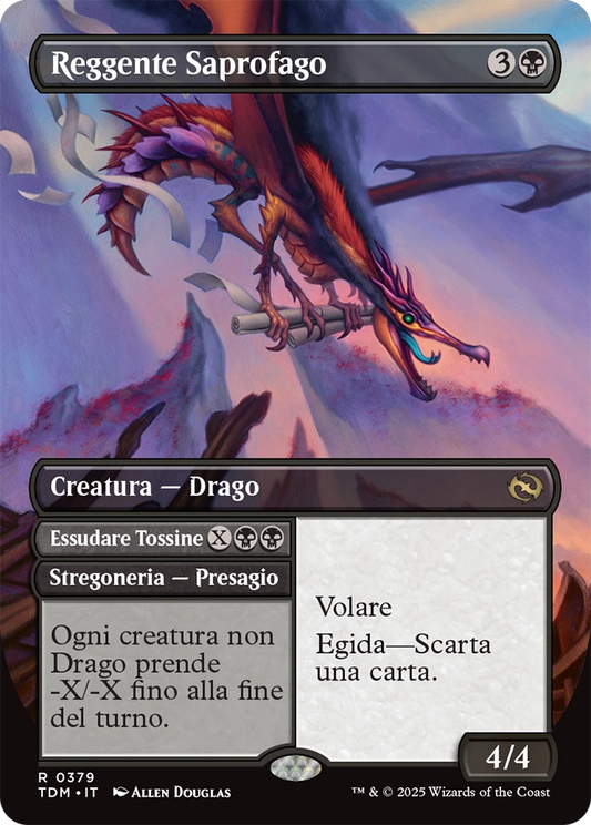Tarkir la Dracotempesta 379 Reggente Saprofago extra