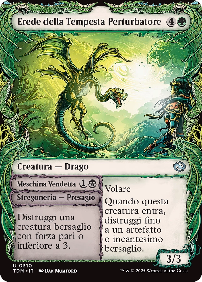 Tarkir la Dracotempesta 310 Erede della Tempesta Perturbatore extra