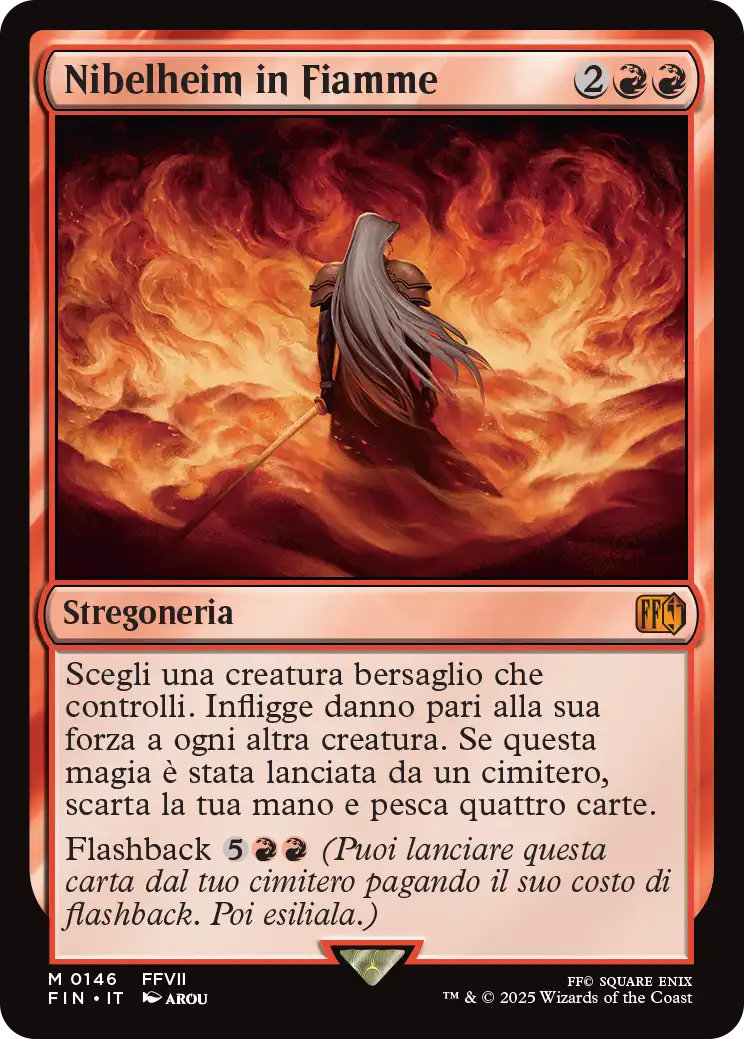 Final Fantasy 146 Nibelheim in Fiamme