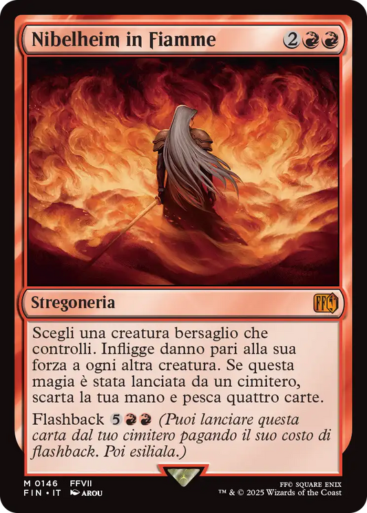 Final Fantasy 146 Nibelheim in Fiamme