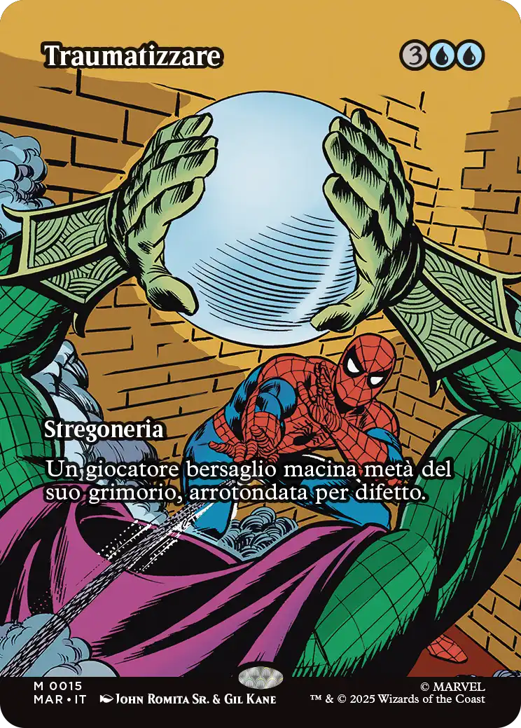 Magic Marvel Spider-man 246 Traumatizzare Source Material Cads