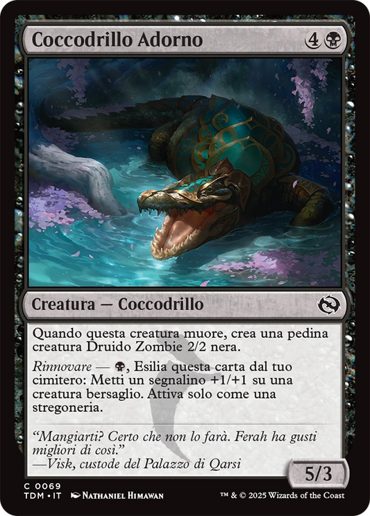 Tarkir la Dracotempesta 69 Coccodrillo Adorno