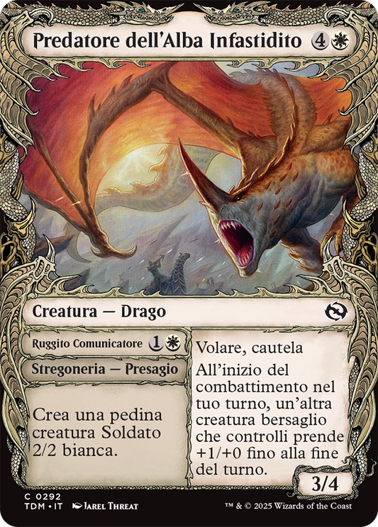 Tarkir la Dracotempesta 292 Predatore dell'Alba Infastidito extra