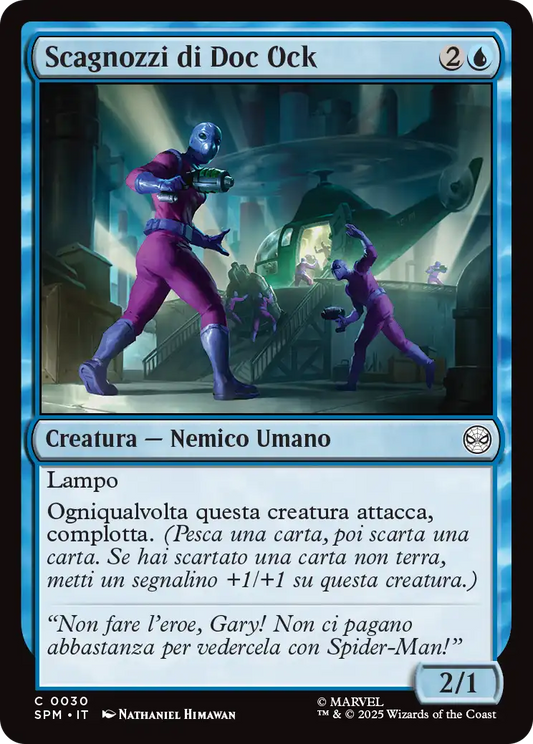 Magic Marvel Spider-man 287 Scagnozzi di Doc Ock foil