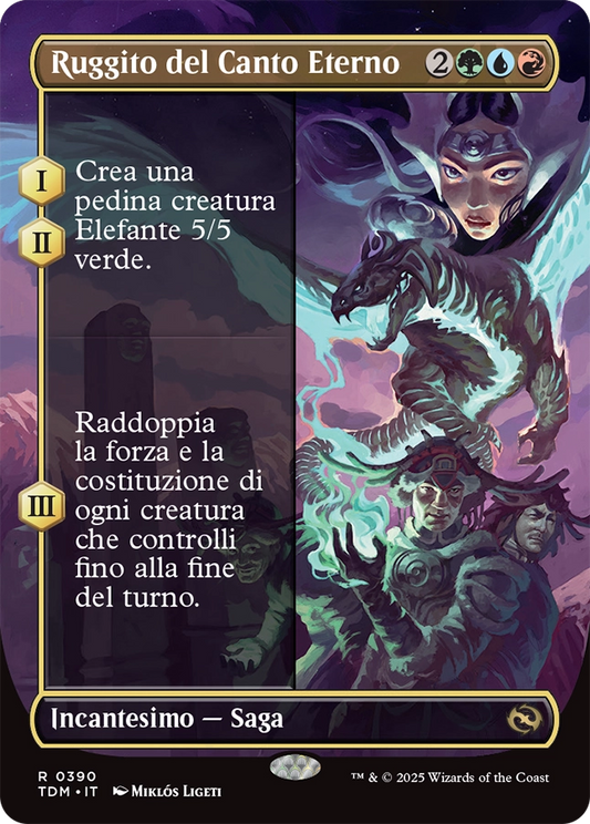 Tarkir la Dracotempesta 390 Ruggito del Canto Eterno extra