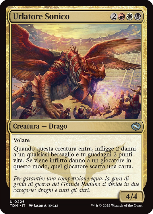 Tarkir la Dracotempesta 226 Urlatore Sonico