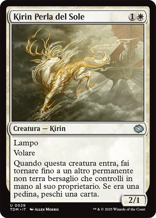 Tarkir la Dracotempesta 29 Kirin Perla del Sole
