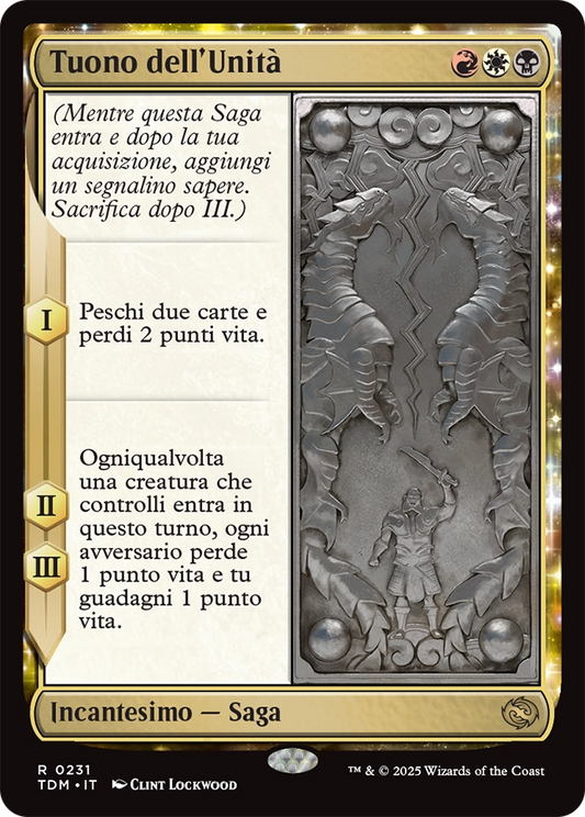 Tarkir la Dracotempesta 231 Tuono dell'Unità