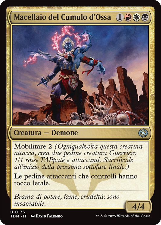 Tarkir la Dracotempesta 173 Macellaio del Cumulo d'Ossa