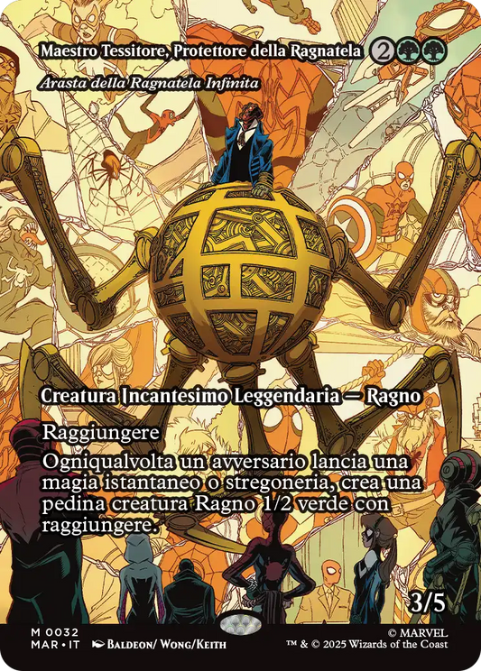 Magic Marvel Spider-man 263 Arasta della Ragnatela Infinita Source Material Cads