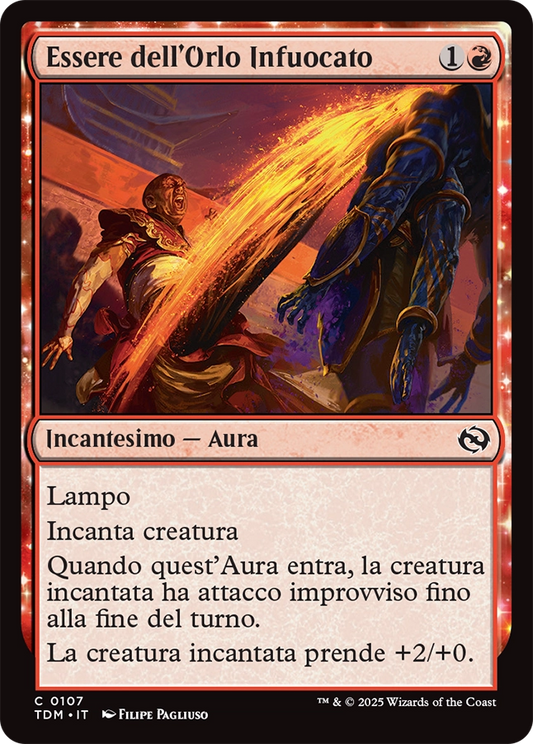 Tarkir la Dracotempesta 107 Essere dell'Orlo Infuocato