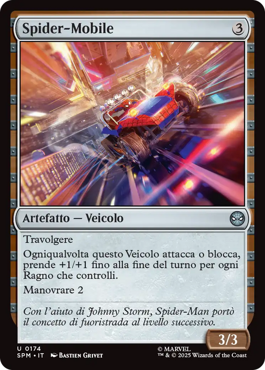 Magic Marvel Spider-man 174 Spider-Mobile