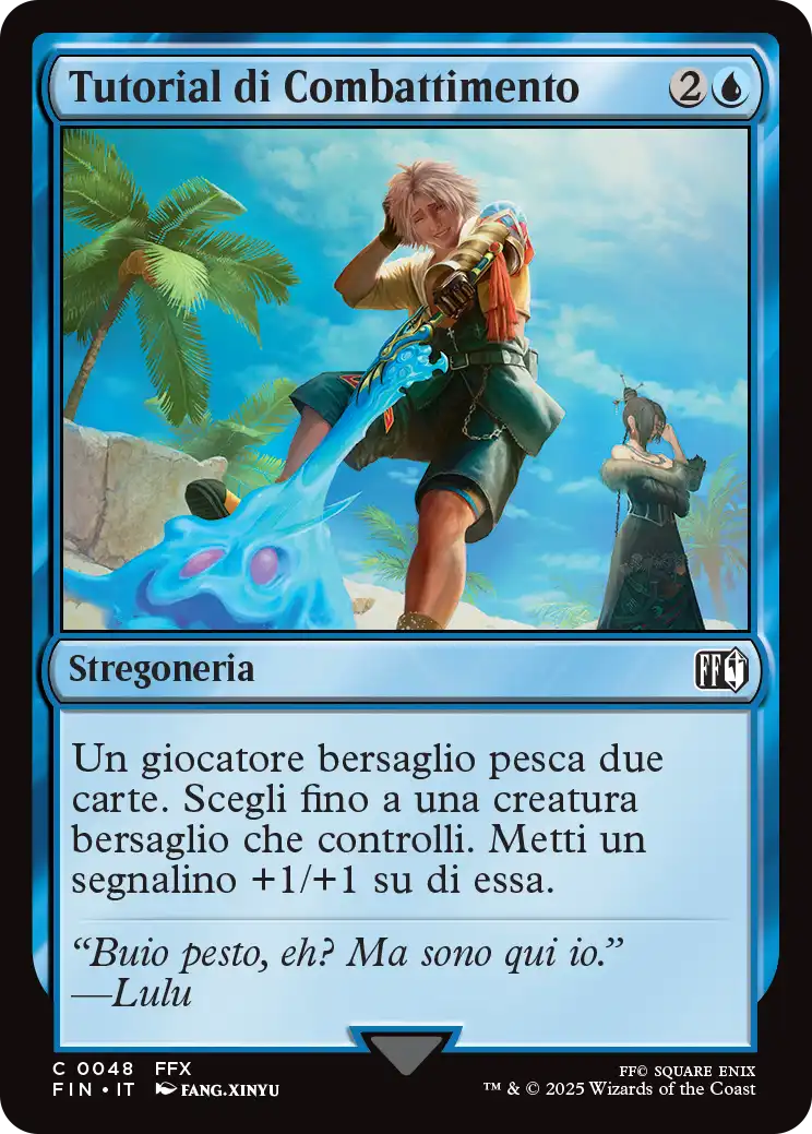 Final Fantasy foil 539 Tutorial di Combattimento foil
