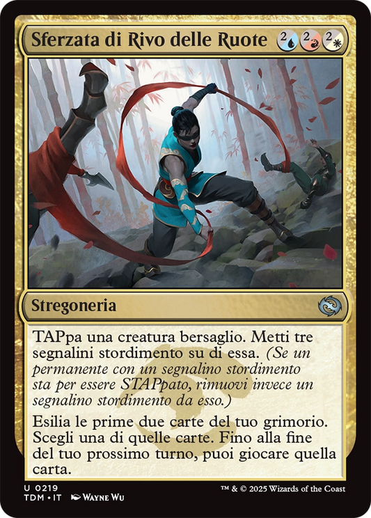 Tarkir la Dracotempesta 219 Sferzata di Rivo delle Ruote