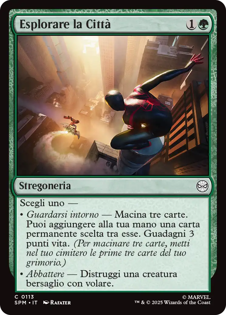 Magic Marvel Spider-man 113 Esplorare la Città