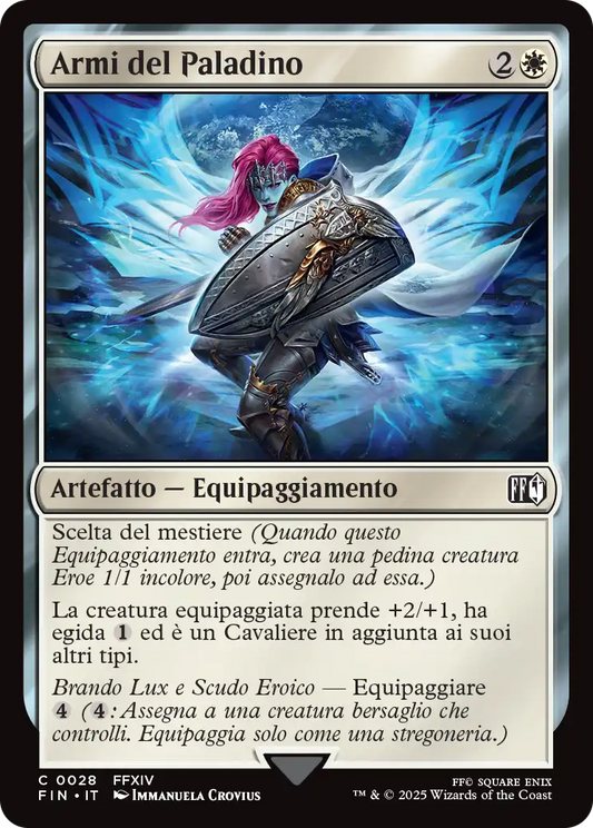 Final Fantasy foil 534 Armi del Paladino foil