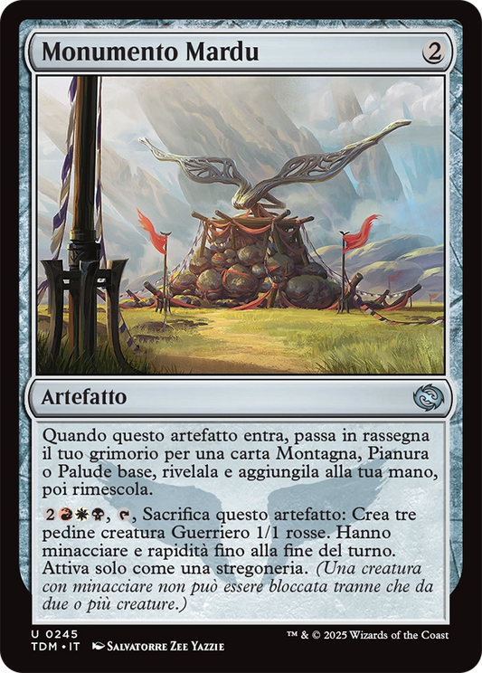 Tarkir la Dracotempesta 245 Monumento Mardu