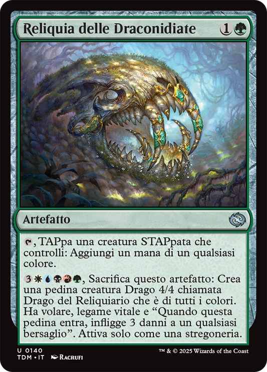 Tarkir la Dracotempesta 140 Reliquia delle Draconidiate