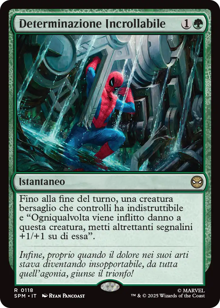 Magic Marvel Spider-man 118 Determinazione Incrollabile