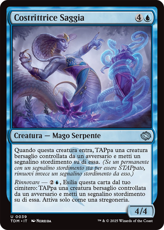 Tarkir la Dracotempesta 39 Costrittrice Saggia