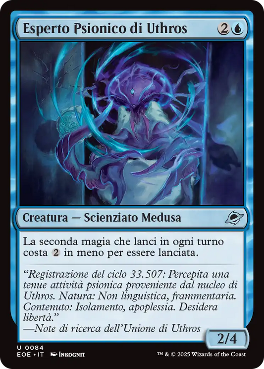Ai Confini dell' eternità 84 Esperto Psionico di Uthros