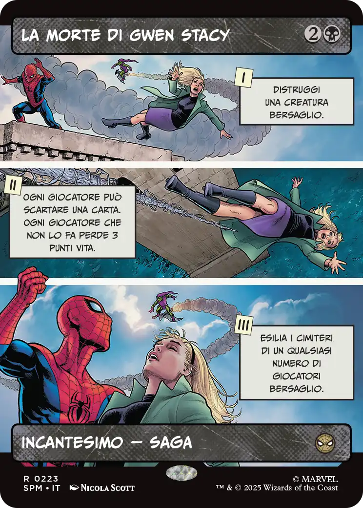 Magic Marvel Spider-man 223 La Morte di Gwen Stacy extra