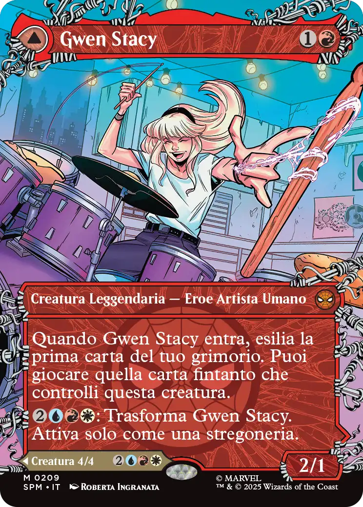 Magic Marvel Spider-man 347 Gwen Stacy foil