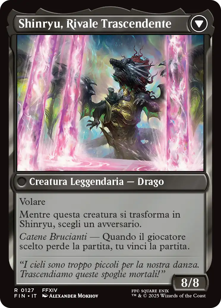 Final Fantasy 127 Zenos yae Galvus/Shinryu, Rivale Trascendente