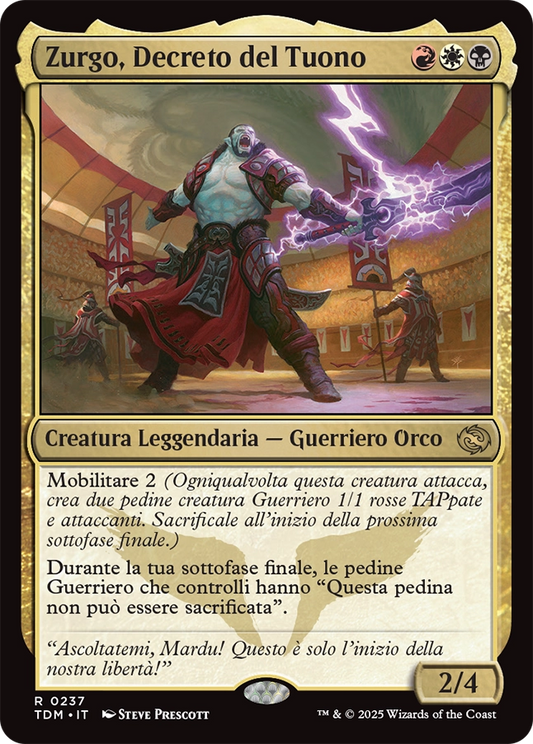 Tarkir la Dracotempesta 237 Zurgo, Decreto del Tuono